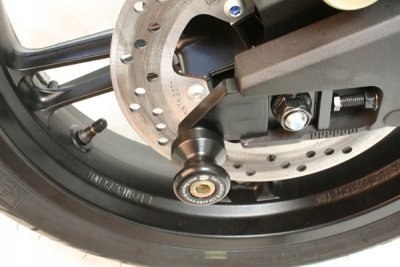 ROLKI WAHACZA R&G OFFSET YAMAHA YZF R125 08- BLACK - motocats